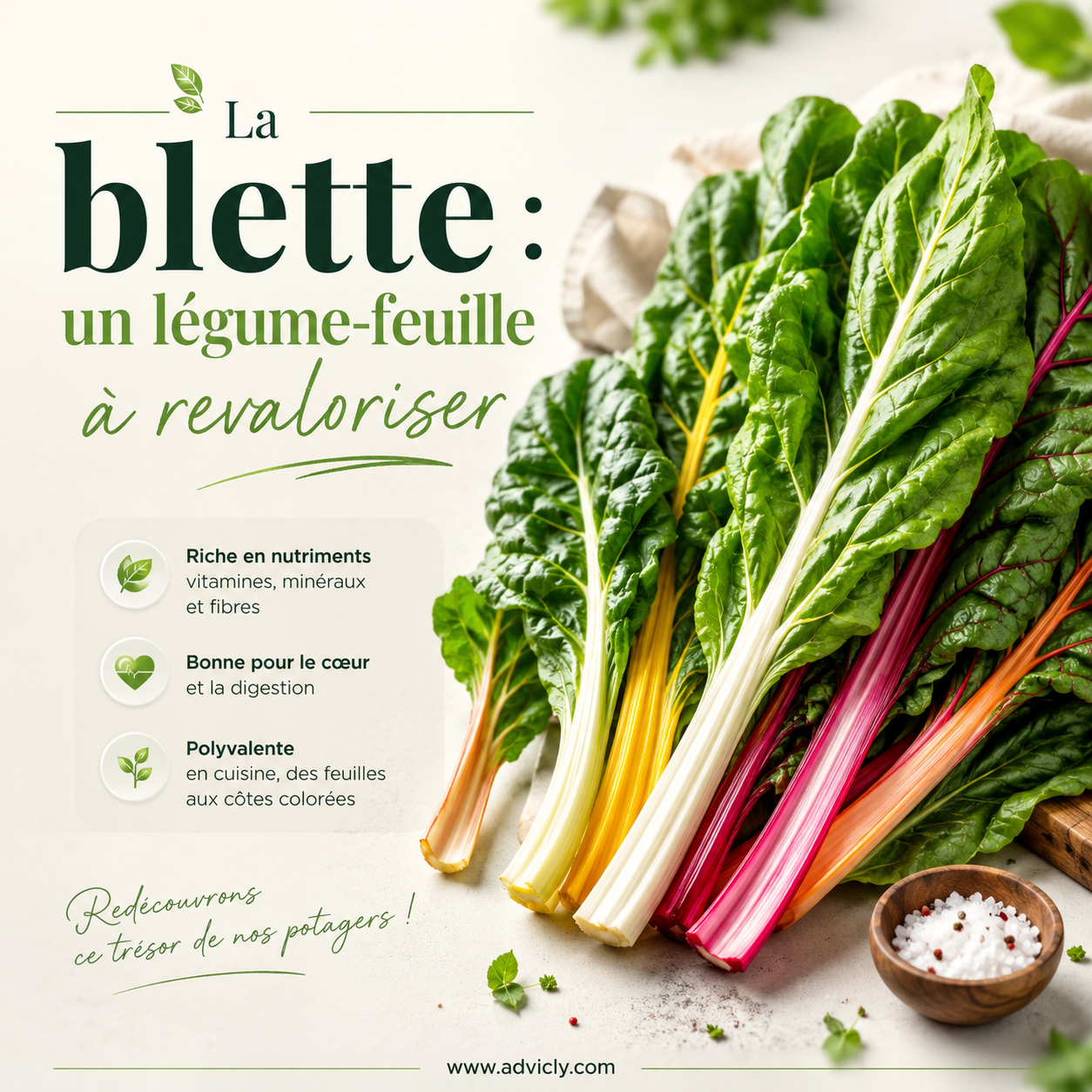 La blette : un légume-feuille à revaloriser